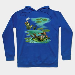 Chill Summer Frogs Hoodie